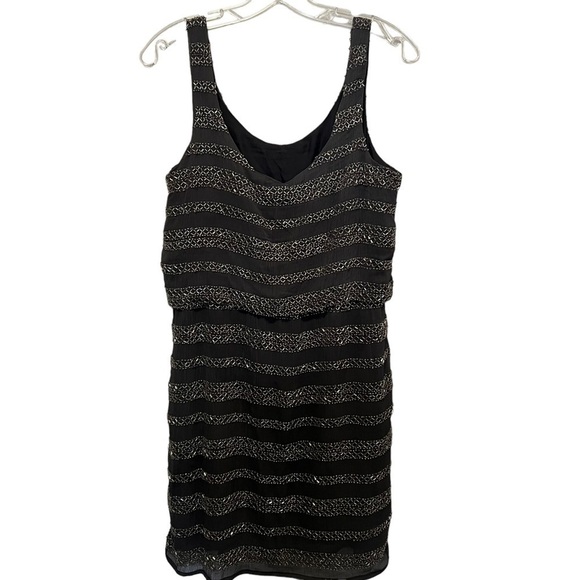 5/48 Small Saks Fifth Avenue Beaded Tank Mini Dress NWT O - Picture 1 of 4